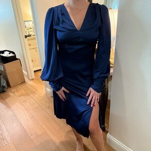 Alexia Admor Dress Nordstrom size 6 navy